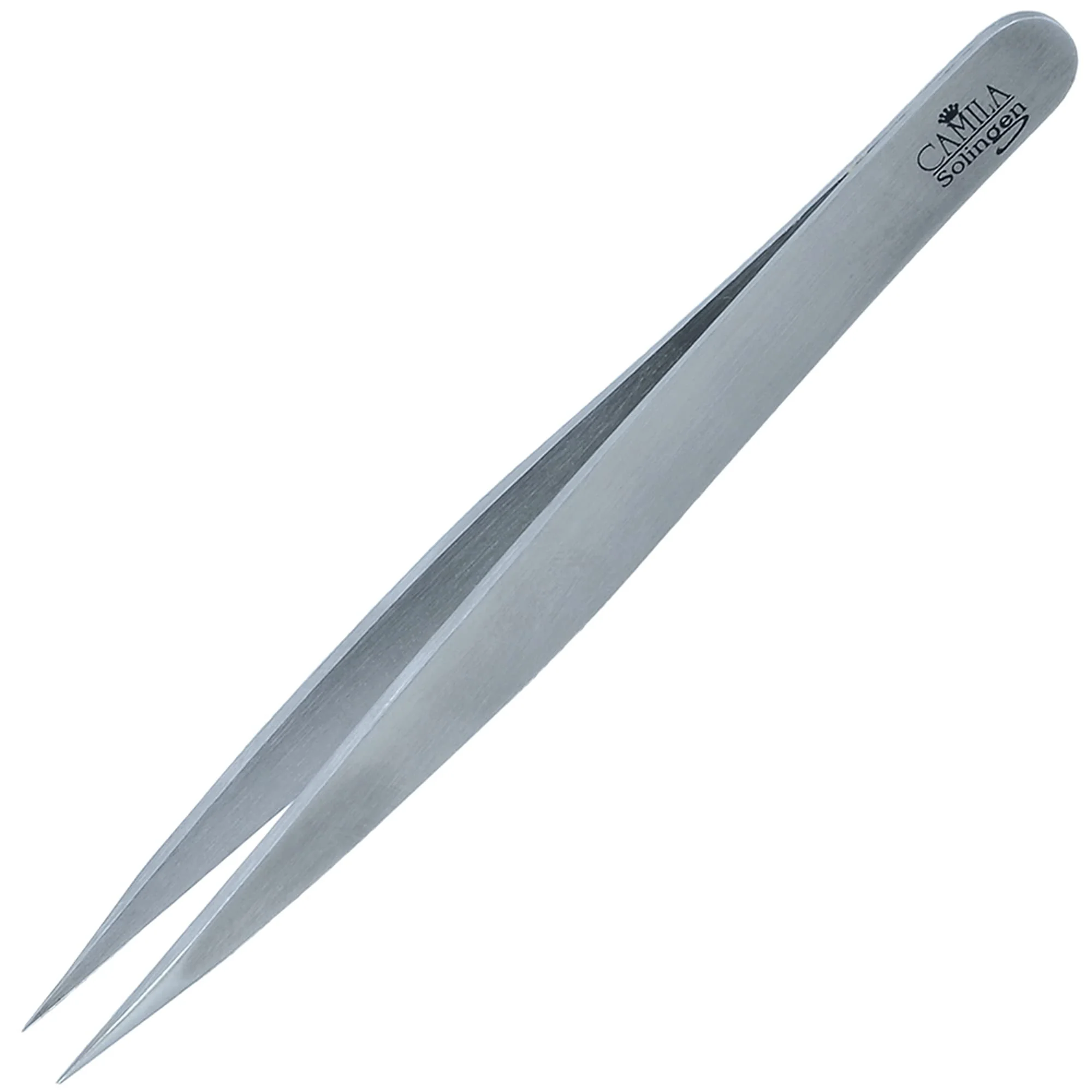 Advanced Camila Solingen CS27 4 Professional Surgical Grade Stainless Steel Precision Tip Eyebrow Tweezers for Facial Hair Shaping Removal. Beauty Tool Healthy
