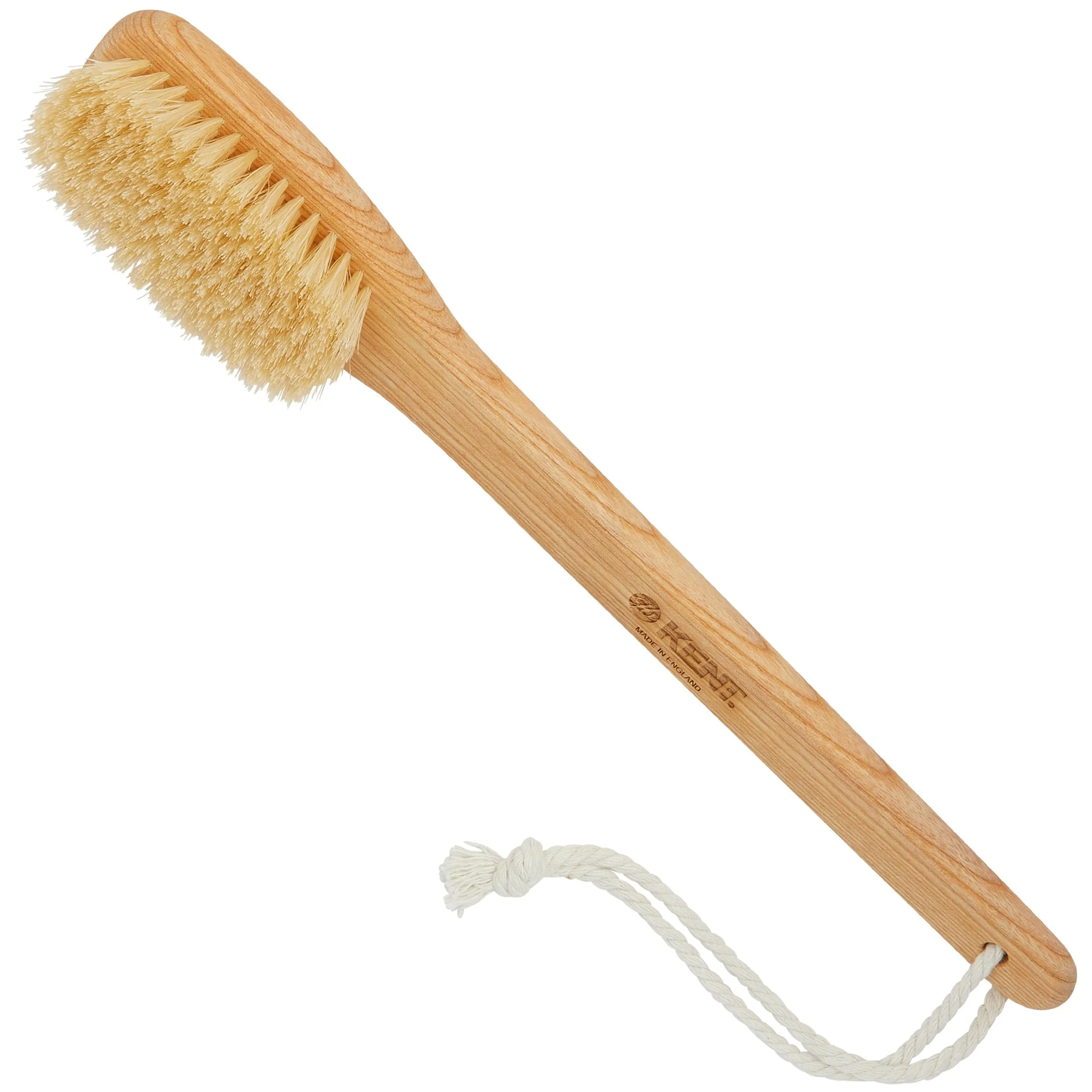 Classic Kent FD5 Beechwood Wood Long Handle Shower Bath Body Brush. for Skin E World-Class