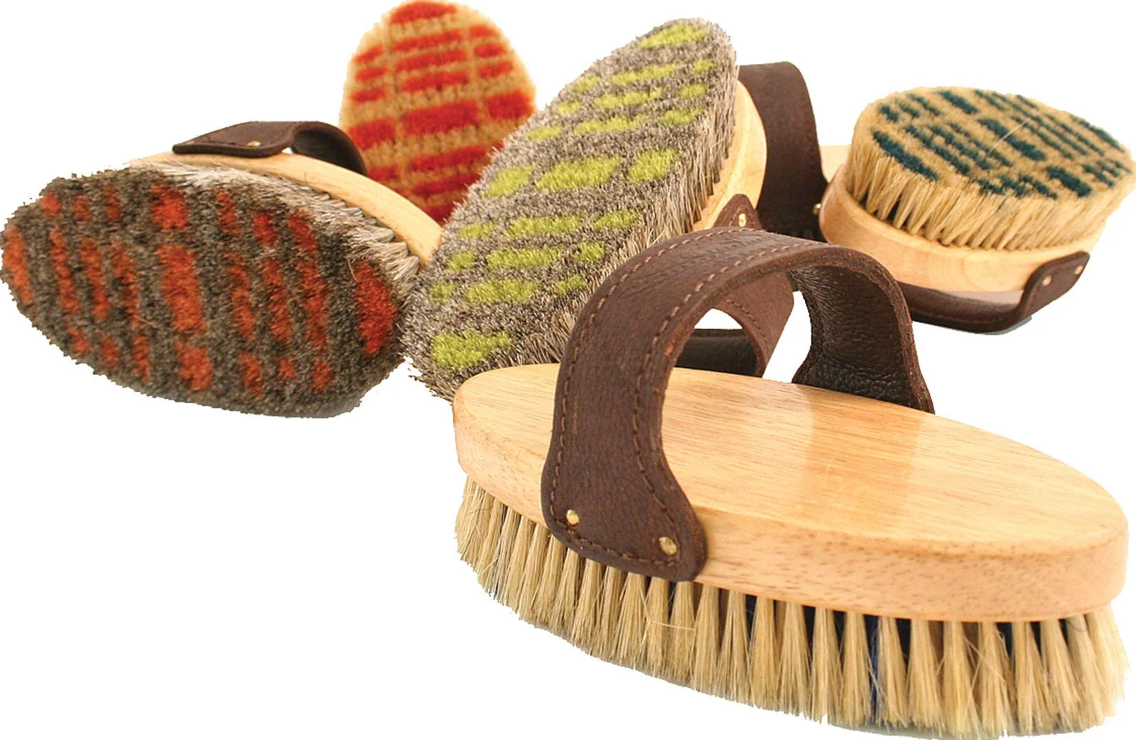 Traditional Legends Plaid Patterned English-Style Body Brush Premium