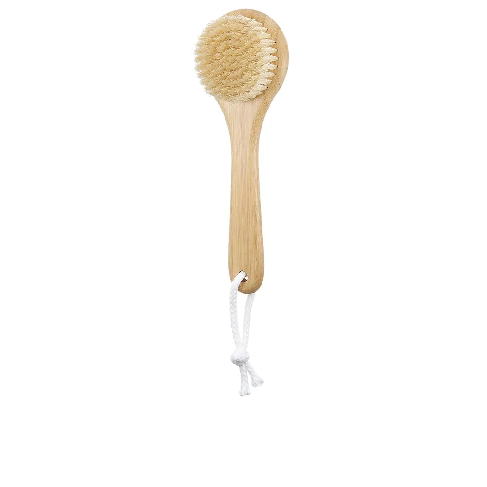 Practical LUSSONI SC Bamboo Natural Body Brush with Handle Trendy