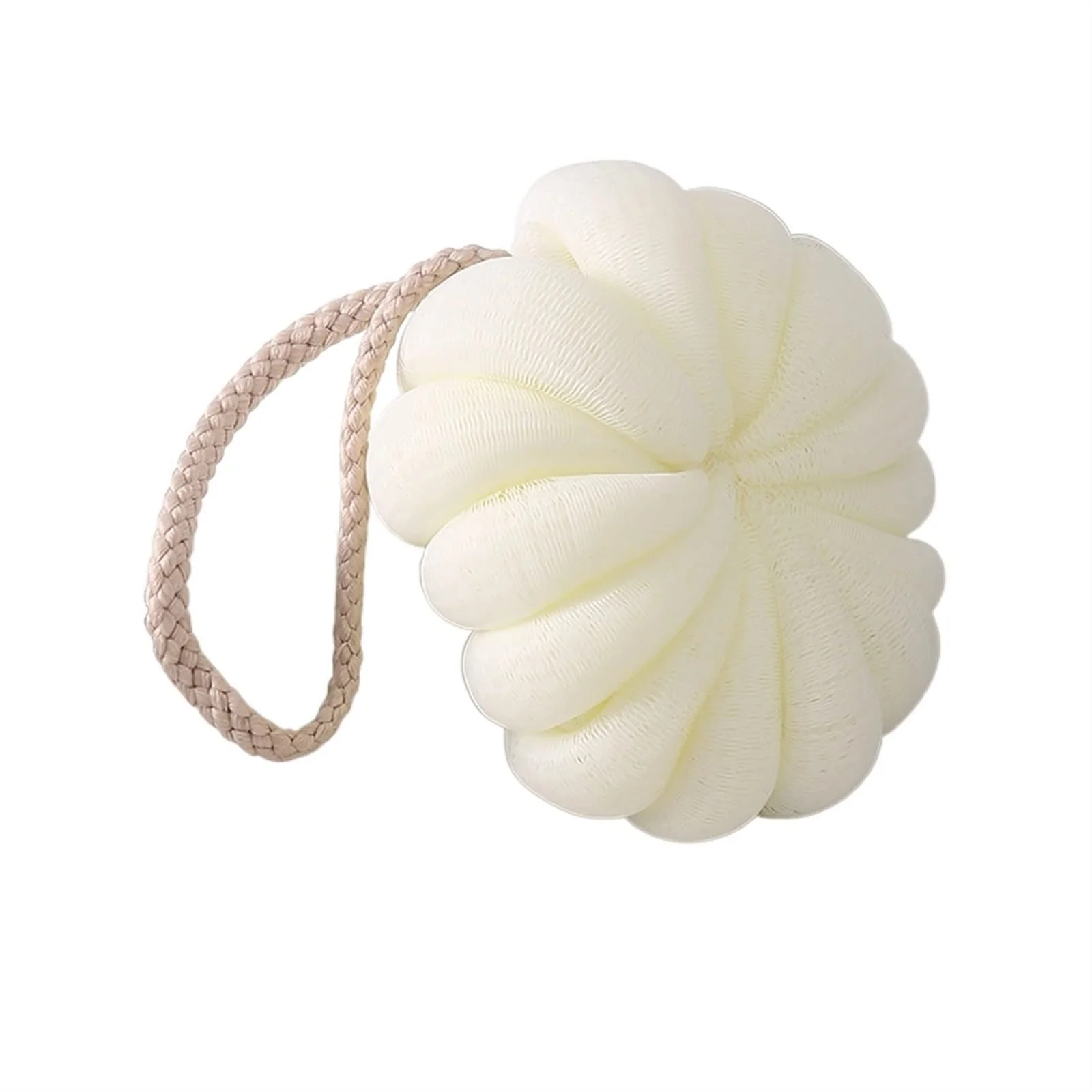Quality MENGKK Body Brushes Bath Bubble Ball Exfoliating Scrubber Soft Shower Mesh Foaming Sponge Body Pumpkin Bath Ball Bathroom Accessories New Fast