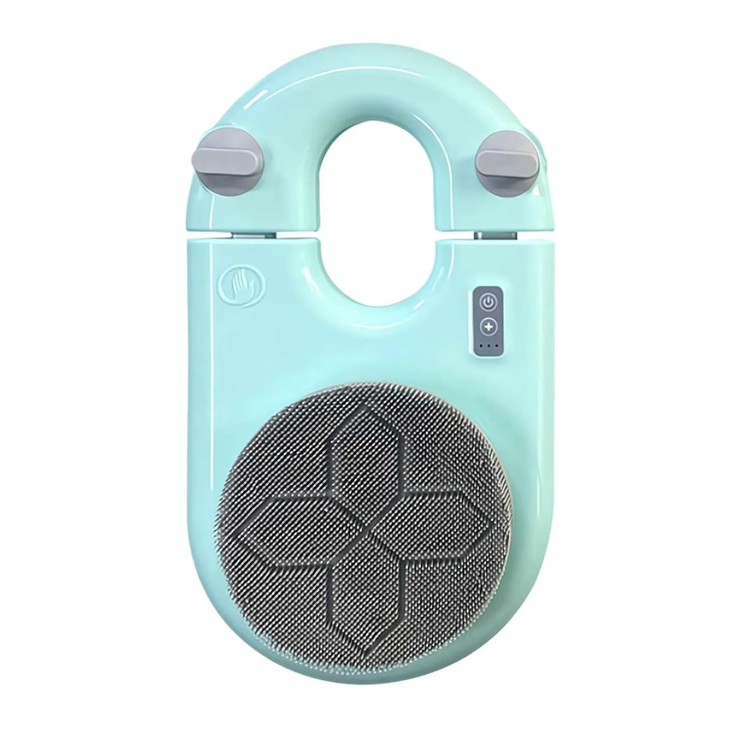 Outstanding QUGURLID Wall Mounted Electric Back Scrubbers Automatic Rota-Tion Shower Brush for 2-Speed Adjustment Electric Exfoliating Bath Shower Machine Reusable