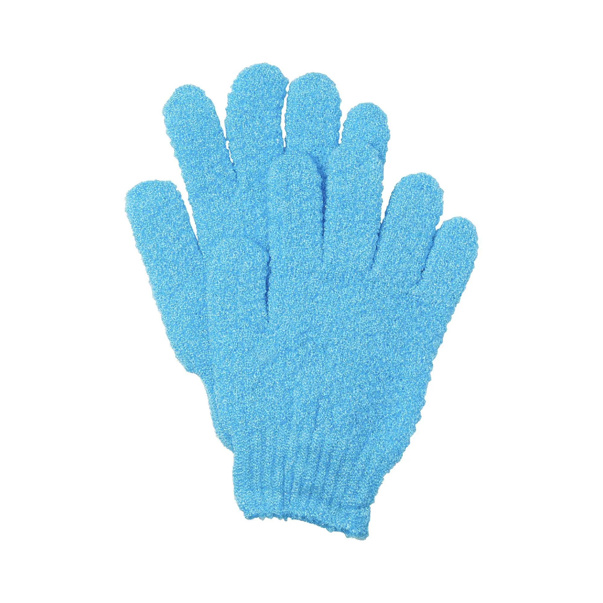 First-Class Red by Kiss Body Exfoliating Bath Shower Medium Mitten Gloves One Size Fits Most Buffs Away Dead Skin Impurities I for Smoother Softer Expertly Made
