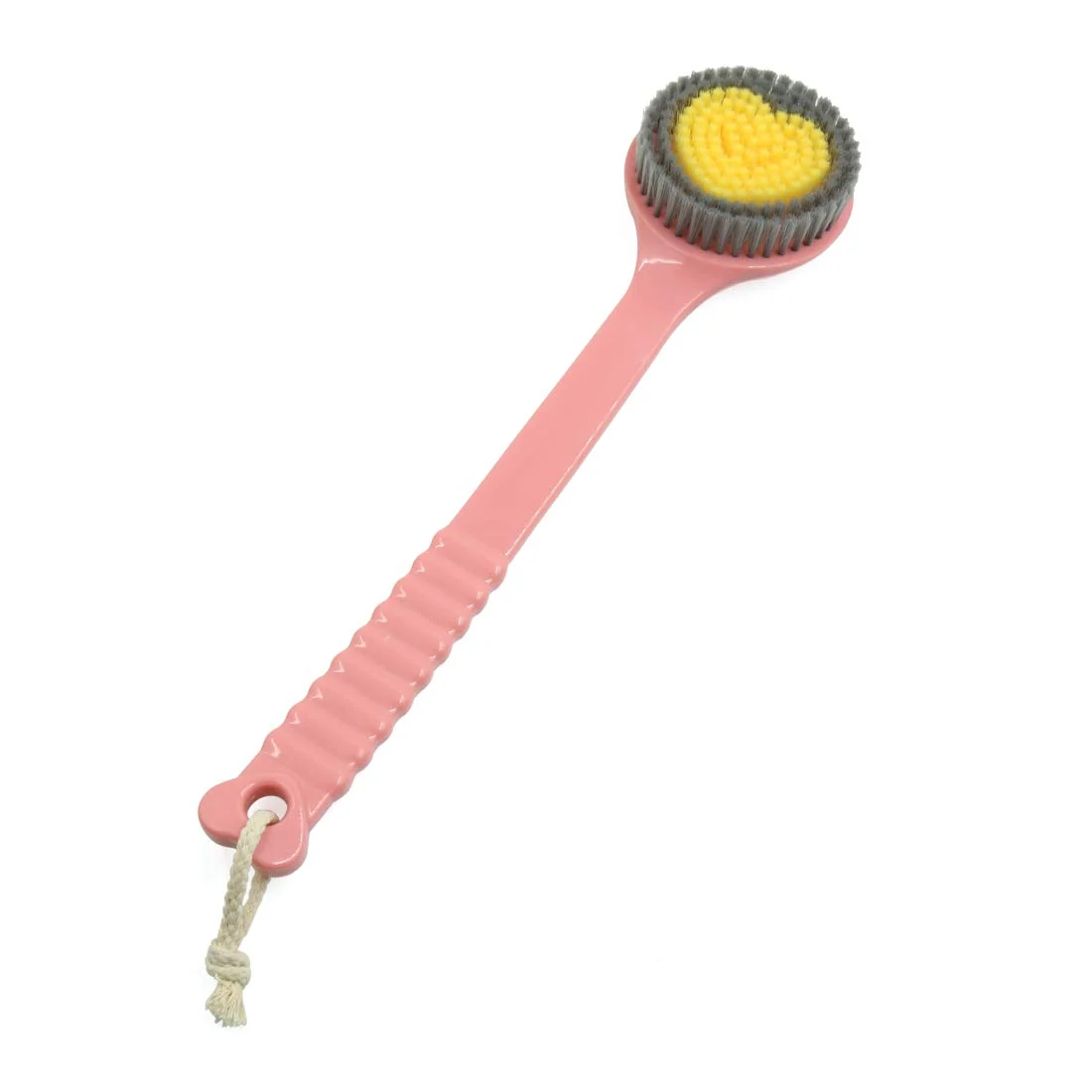 Reusable Ruilogod Pink Heart Pattern Soft Bristle Plastic Good Performance Body Brush Bath Shower Scrubber id 396 be4 d7c 7f9 487 Solid