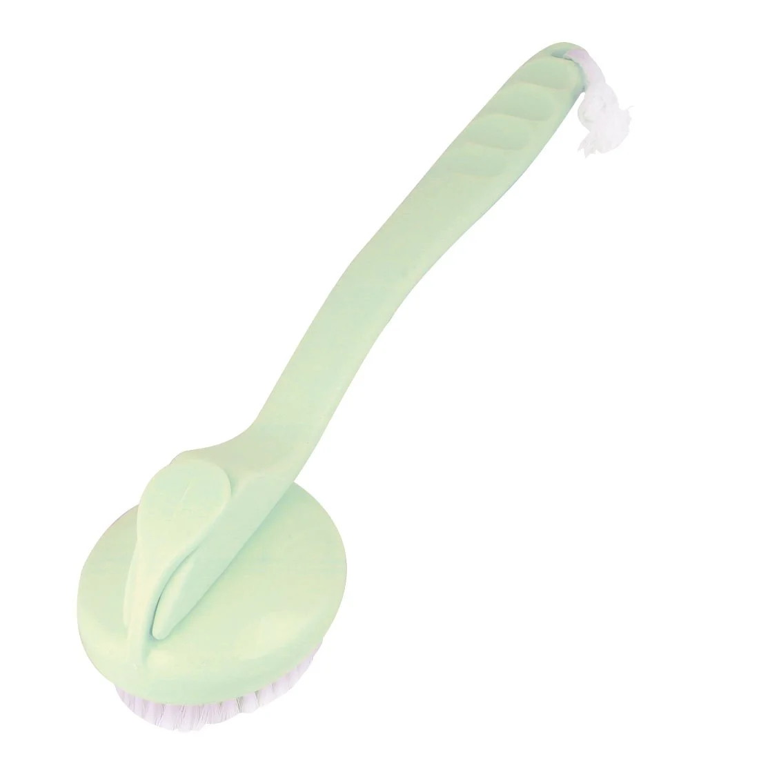 Flexible Ruilogod Plastic Handle Home Bathroom Skin Softing Back Scrubber Body Brush Pale Green White id ff5 6f0 c5b ef0 034 Long-Lasting