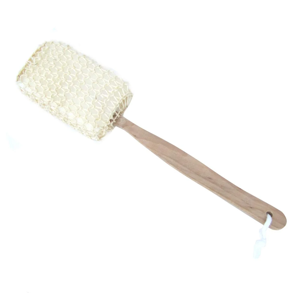 Convenient Treasure Gurus Wood Handle Stick Shower Loofah Exfoliating Bath Sponge Back Scrubber Body Washer Solid