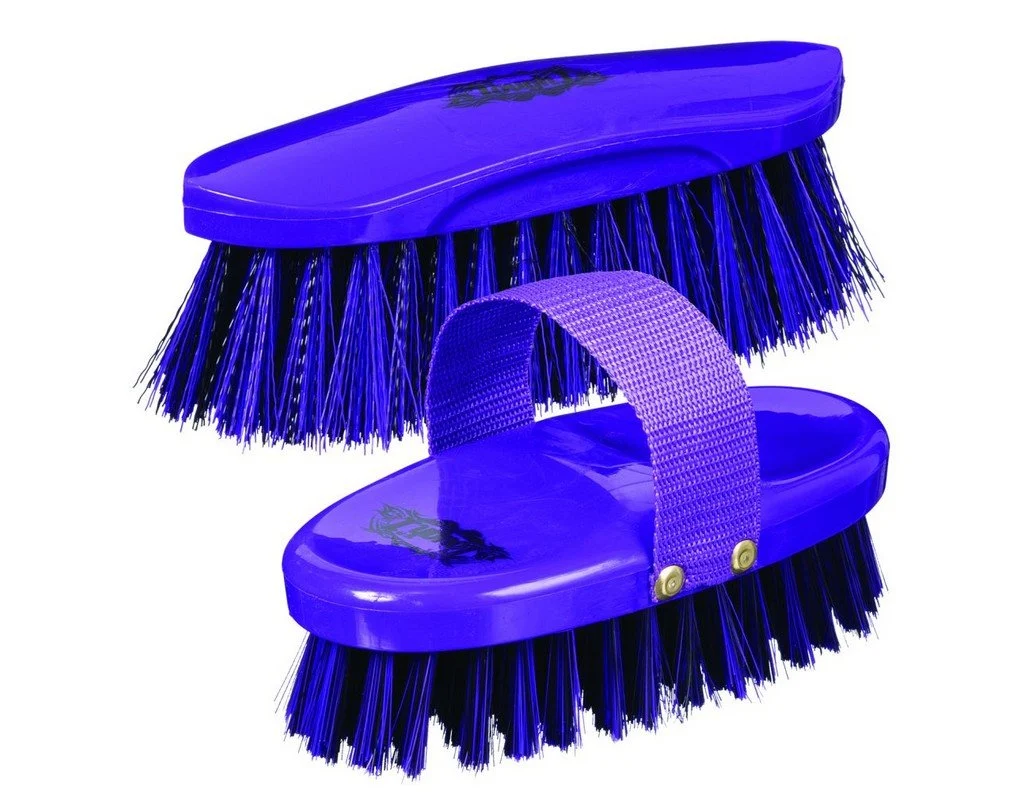 Natural Tough 1 Two Pack Soft Med Bristle Brush Purple World-Class