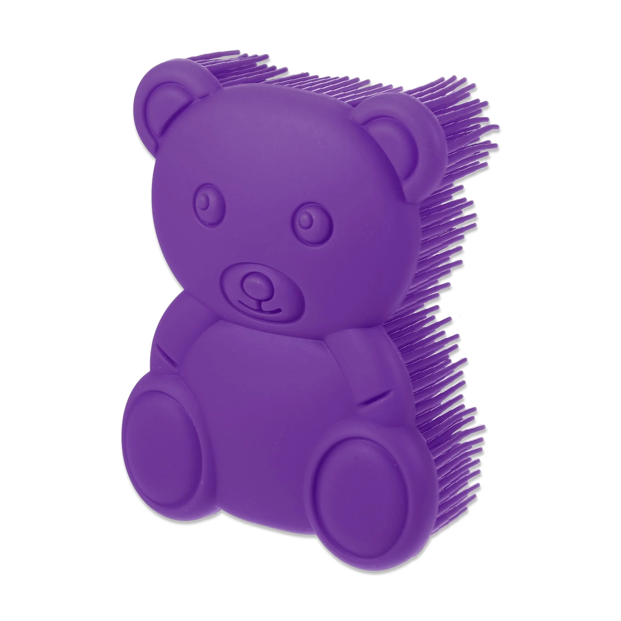 Easy-to-Use VOCOSTE Soft Silicone Body Scrubber Sensory Brushes Silicone Loofah Pet Shower Brush Bath Brush Purple Crafted