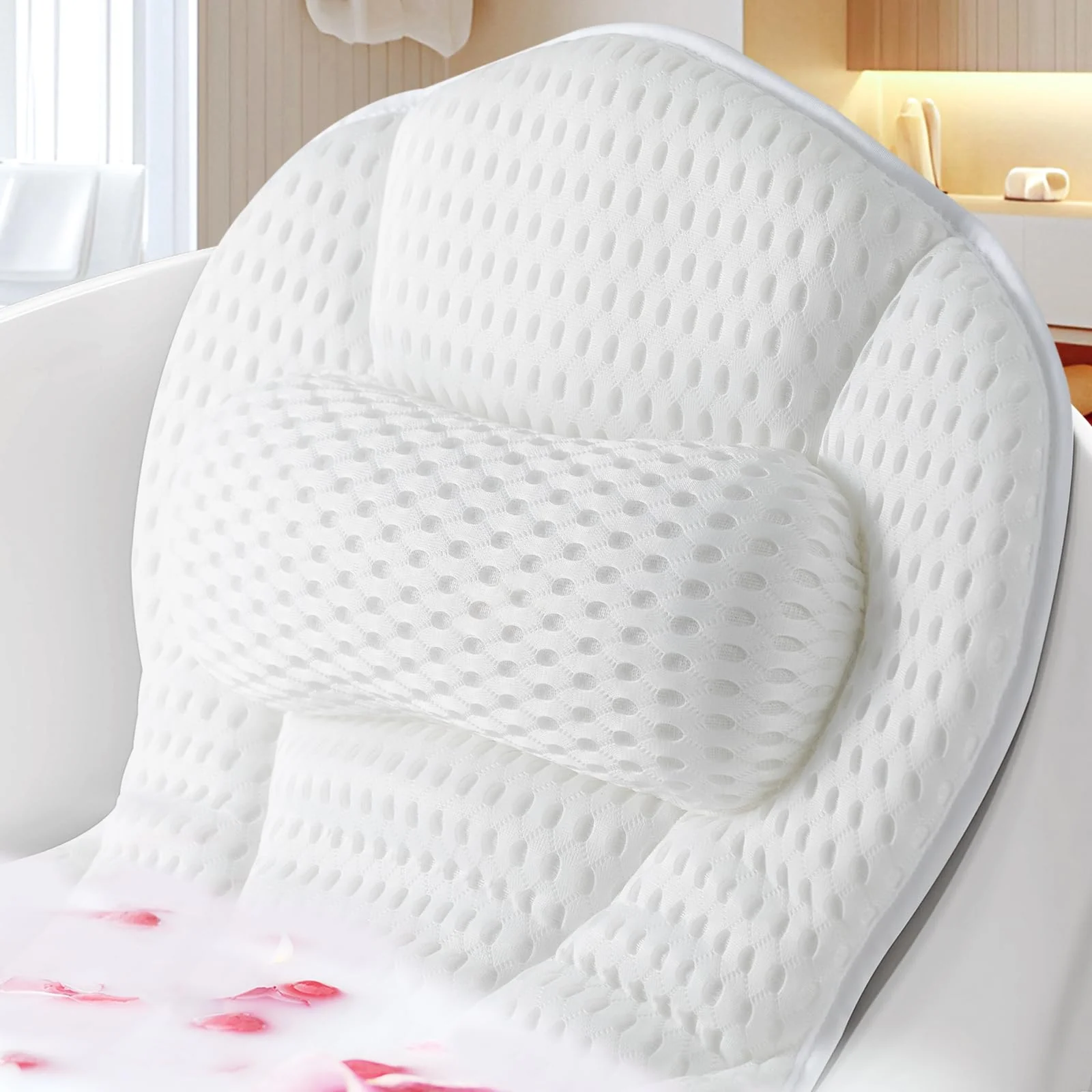 Sophisticated SQLHM Bath Pillow for Tub Luxury Bath Pillow for Back Bathtub Pillow Dependable