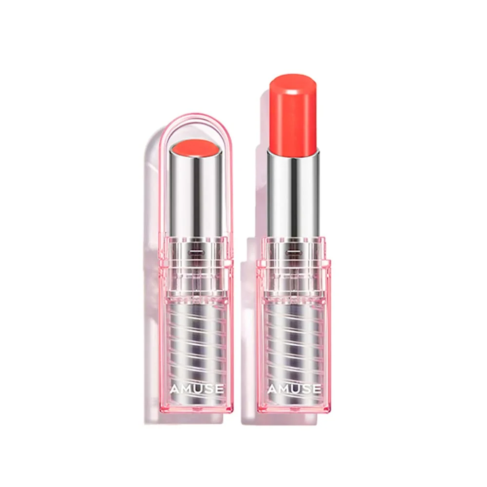 Soft Amuse SEOUL Dew Balm 03 POMELO DEW - Moisturizing Tinted Lip Balm Plumping Dewy Lip Gloss Hydrating Moisturizer Sheer Tint Glowy Finish Vegan Sophisticated