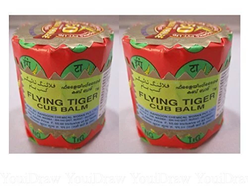 Official Flying Tiger Cub Balm 15 gm - Pack of Two by Flying Tiger Original Design