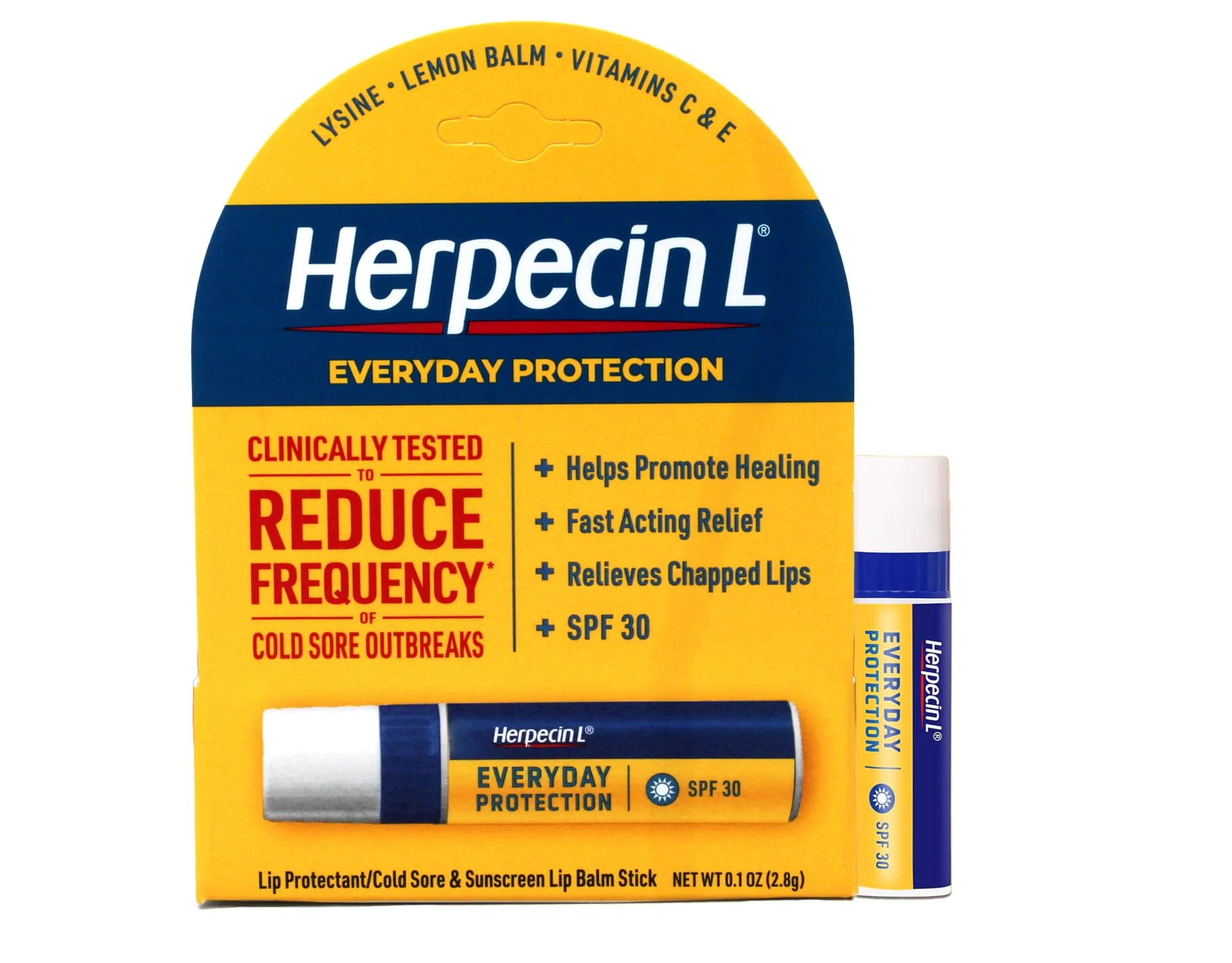 Reusable Herpecin-L SPF 30 Lip Balm 0.1 oz. Each - Pack of 9 Expertly Made