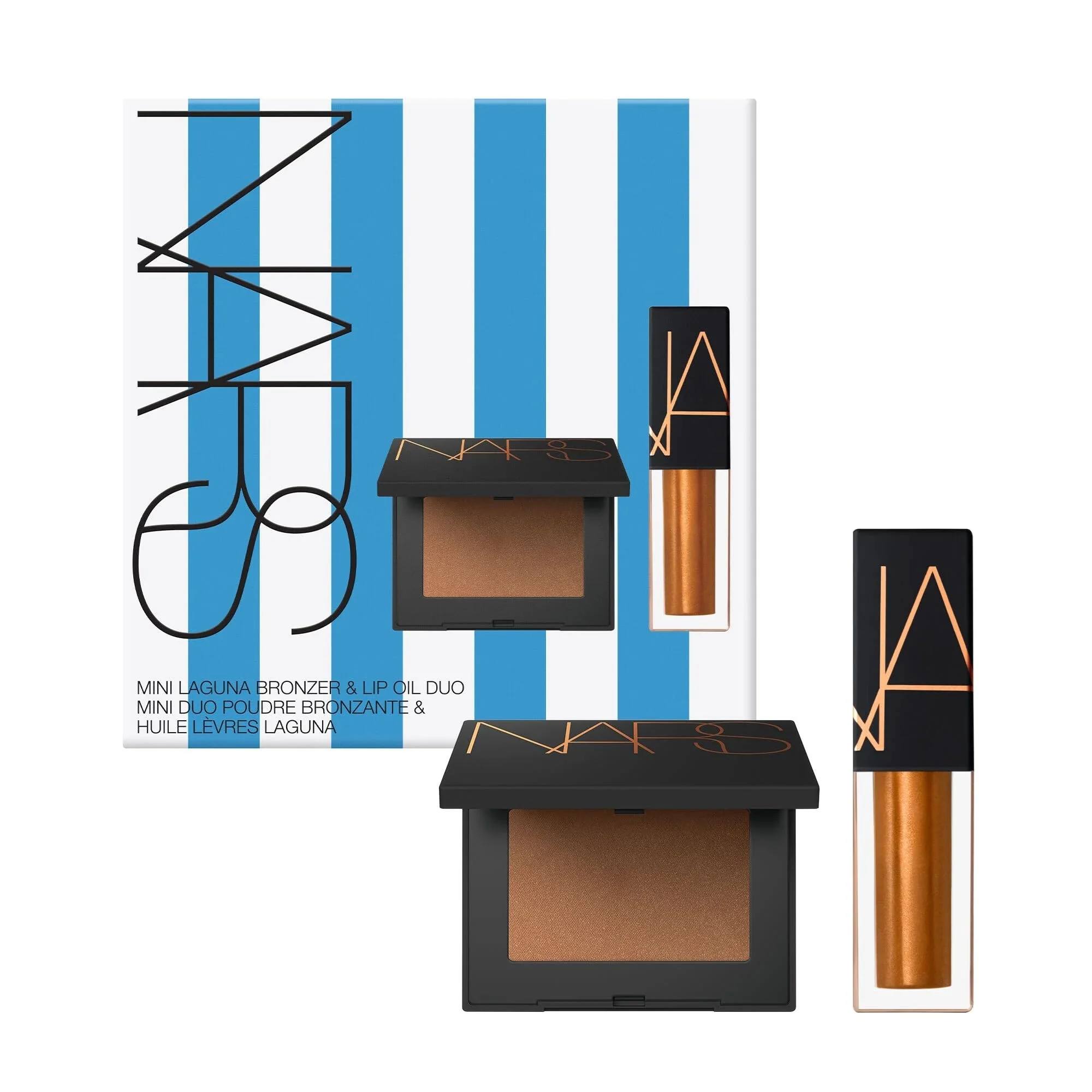 Original Design Bronzer Lip Oil Duo in Mini Laguna by NARS Authentic