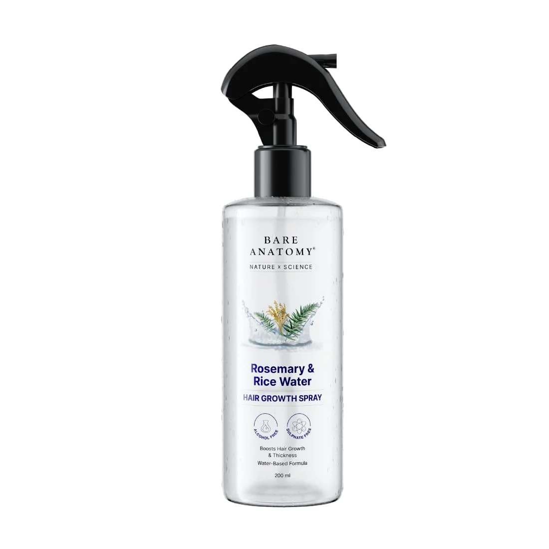 Outstanding Bare Anatomy Nature x Science Rosemary Water Spray for Hair Growth Powerful