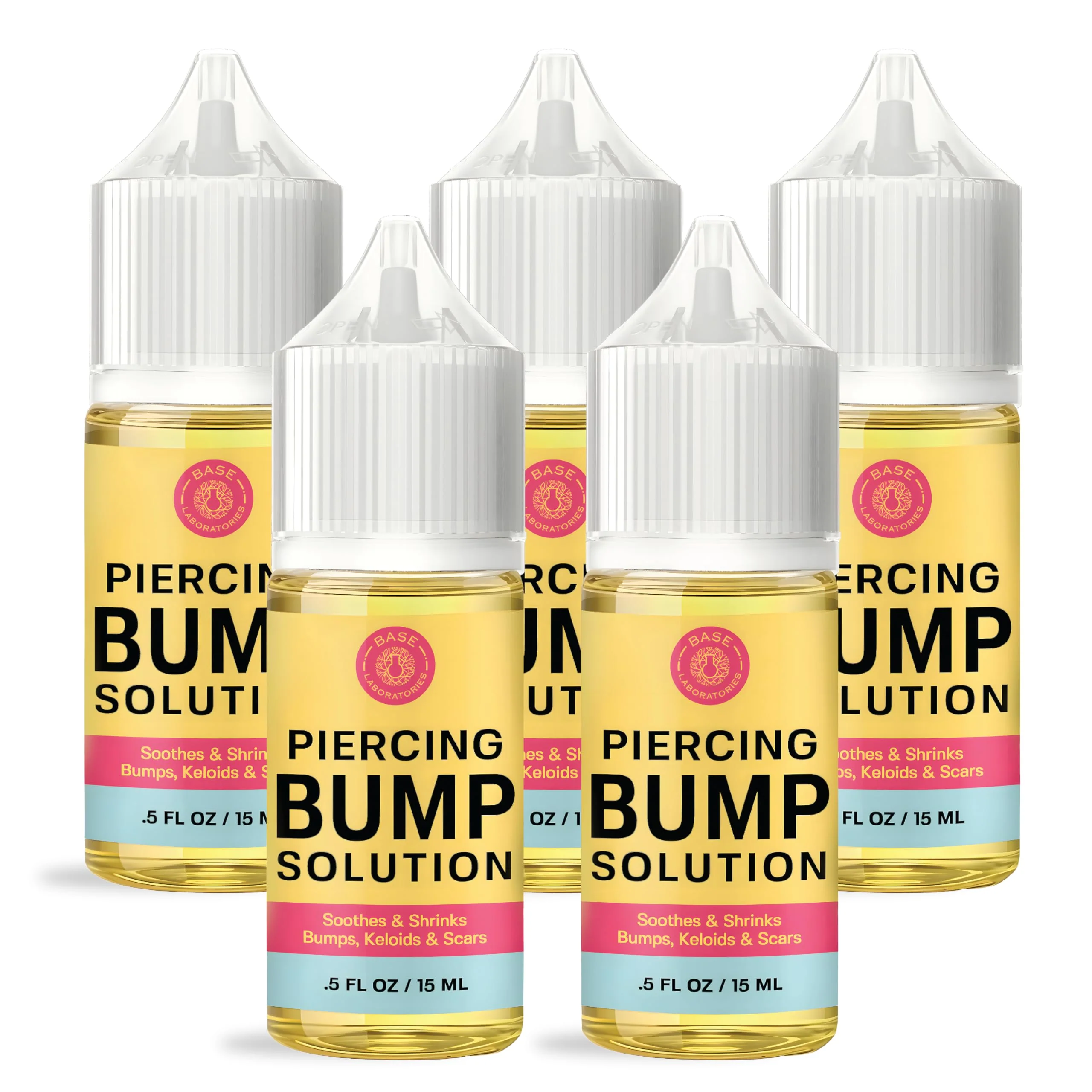 Elite BASE LABORATORIES Piercing Bump Solution Keloid Bump Removal Soothing Piercing Aftercare for Piercing Bumps Keloid Scar Removal Ear Nose Crafted