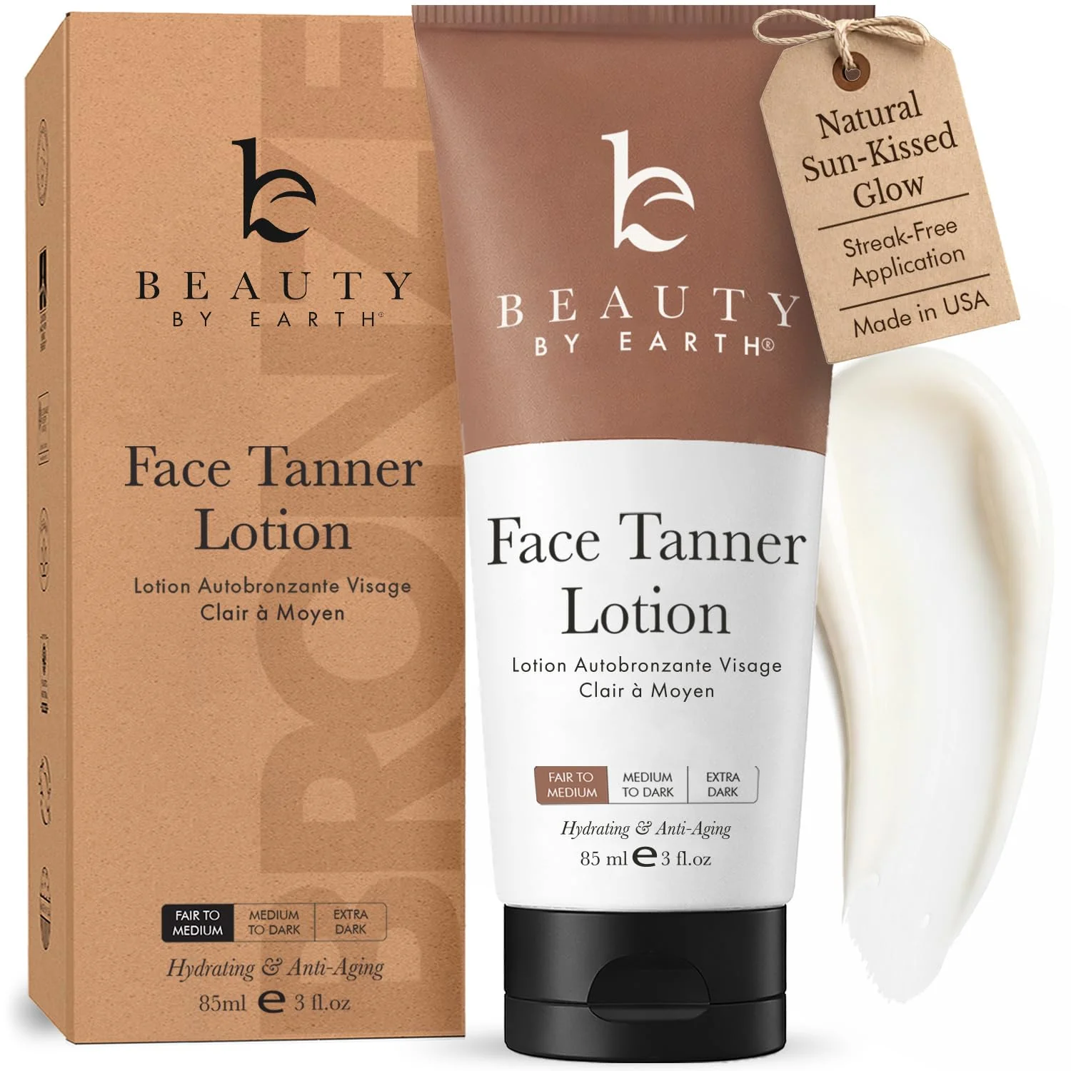 Reliable Face Tanner - USA Made with Natural Organic Ingredients Sophisticated