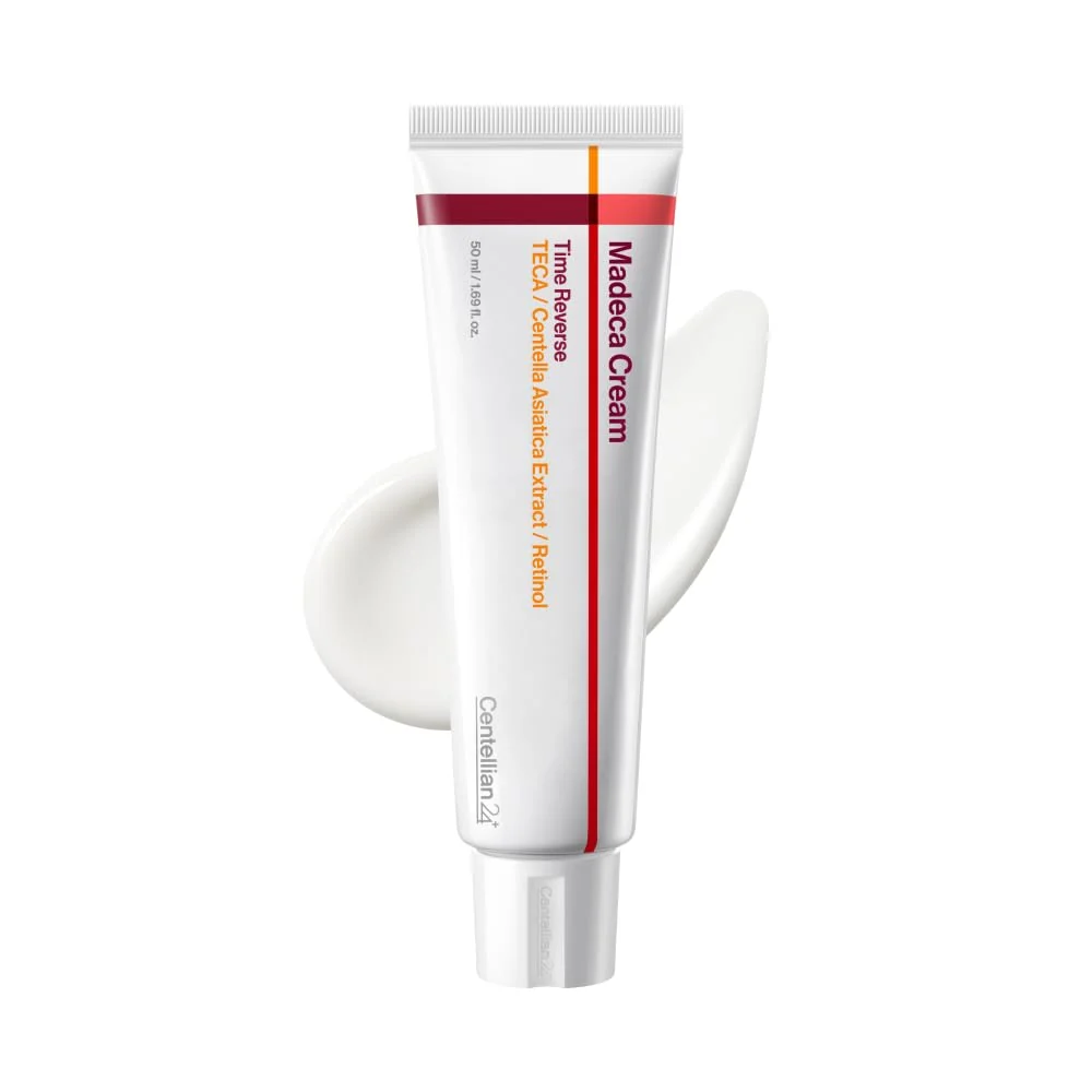 Sustainable CENTELLIAN 24 Madeca Cream Time Reverse - Firming Face Moisturizer with TECA Centella Asiatica Skin Elasticity Barrier Support Deep Hydration Minimalist