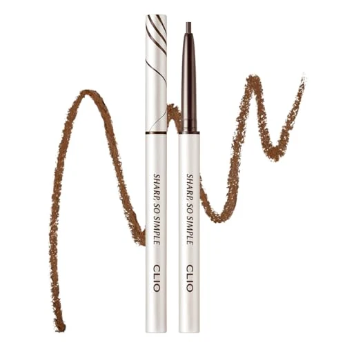 Organic CLIO Sharp So Simple Waterproof Pencil Liner 2mm Ultra-Slim Thin Precision Tip Tug Glide Smudge Proof Long Wear Formula Safe for Sensitive Clean