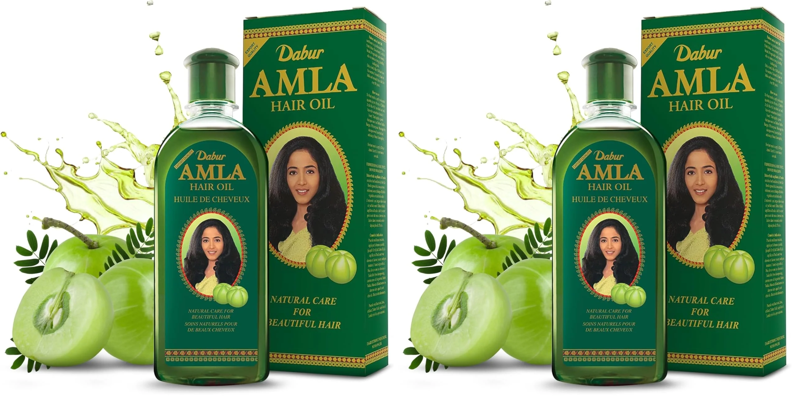Recyclable Dabur Amla Hair Oil - Nourishing Herbal Oil with Pure Amla and Botanical Extracts for Healthy Moisturized Scalp Strong Shiny Hair - Ayurvedic Secure