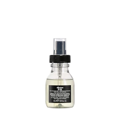 Modern Davines OI Oil Multi-Function Potion for All Hair Types - Weightless Anti-Frizz Shine-Enhancing Serum with Roucou Oil - Detangles Replenishes Smooth