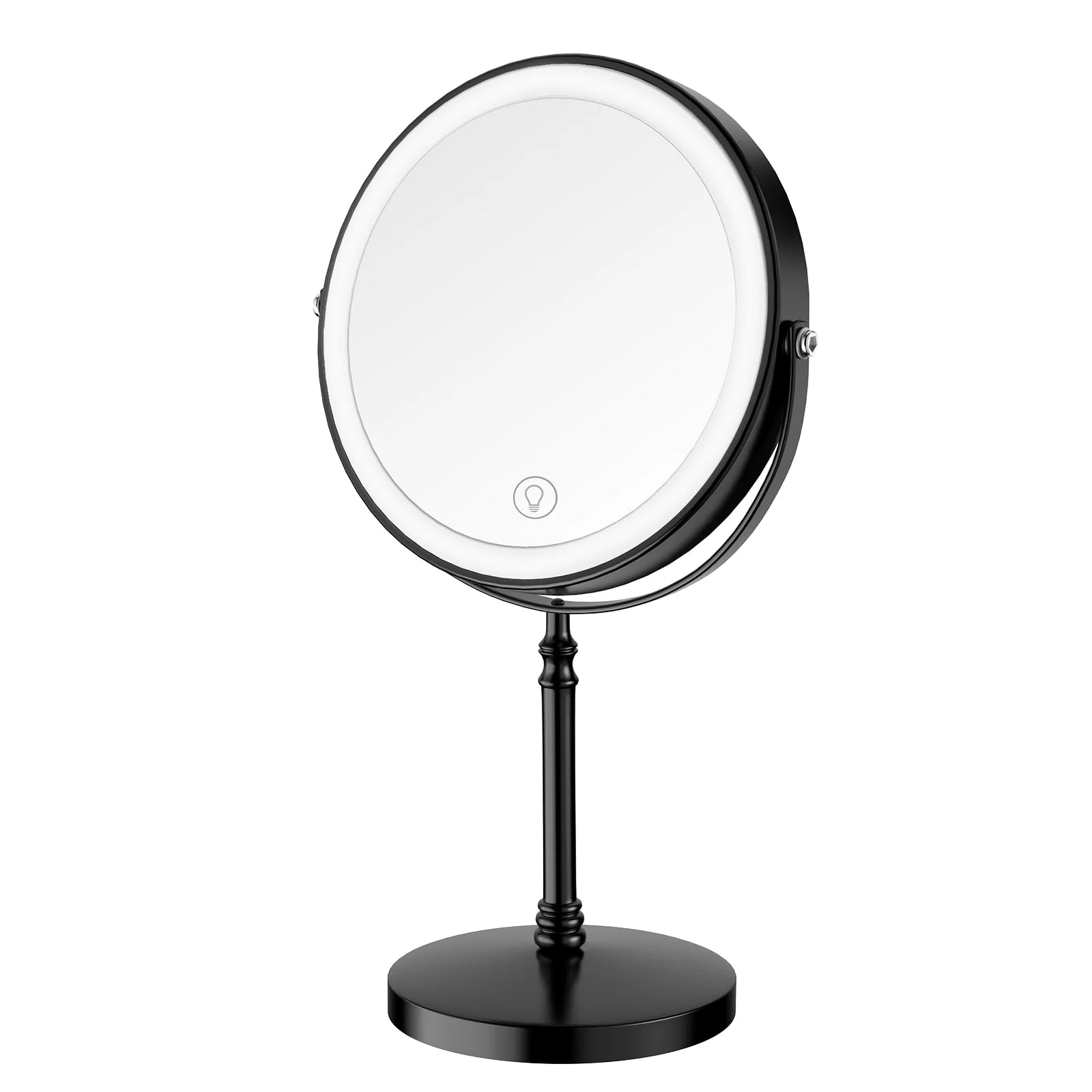 Unique DEIOVWXS Makeup Mirror Rechargeable Vanity Mirror with 3 Lights 1X 10X Superior