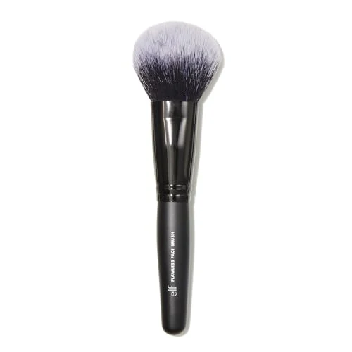Advanced e.l.f. Face Brush Synthetic Makeup Brush For Contour Definition Great For Powder Blush Bronzer Vegan Cruelty- High-Performance