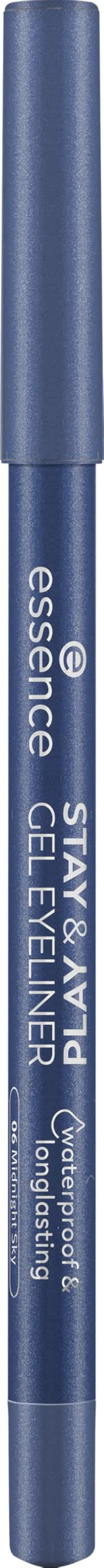 Expertly Made essence Stay Play Gel Eyeliner Super Soft Gel-like Texture Waterproof Longlasting Vegan Cruelty 10 Mystic Blue Smooth