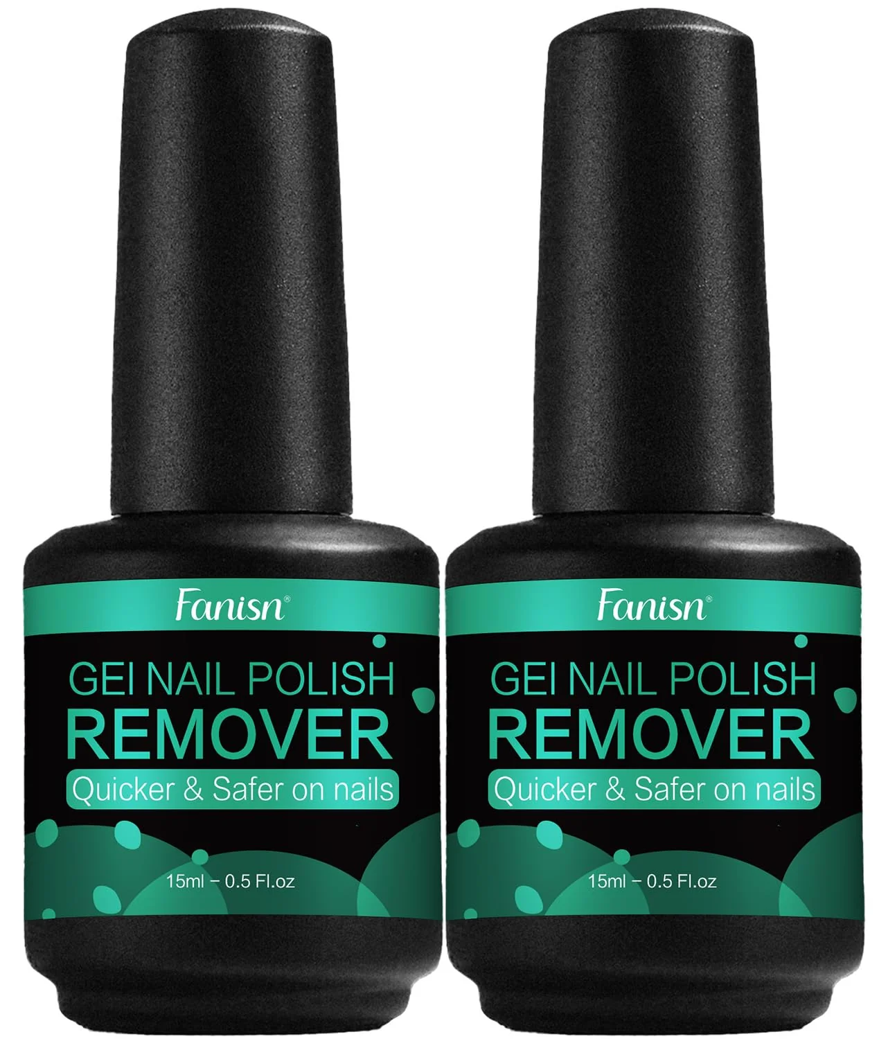 User-Friendly Gel Nail Polish Remover 2x15ml 3-5 Min Express Removal For Home DIY Secure