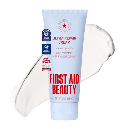 Clean First Aid Beauty - Ultra Repair Cream - Hydrating Face Body Moisturizer - Whipped Colloidal Oatmeal Clinically Proven to Strengthen Skin Barrier in Stylish