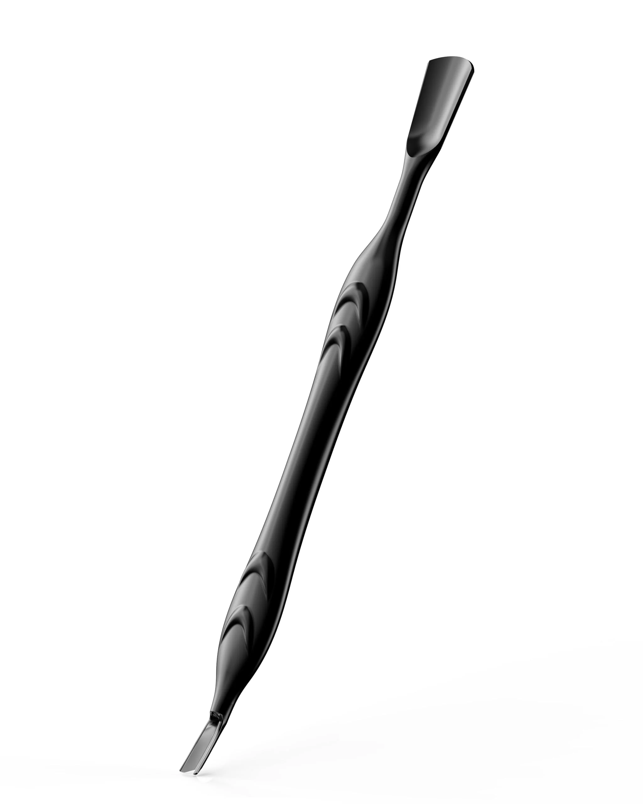Artisan FERYES Cuticle Pusher with Fork 2-in-1 Cuticle Trimmer Nail Care Tool Stainless Steel Cuticle Remover Tool for Manicures and Pedicures -Black Optimized