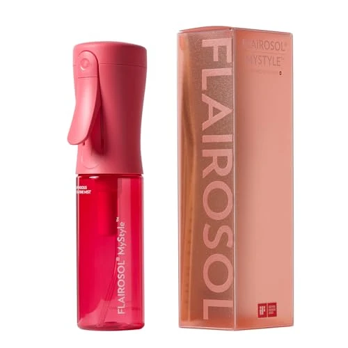 Superior FLAIROSOL MyStyle Spray Bottle for Hair - Small Travel Spray Bottle Ultra Fine Continuous Water Mist for Face Hairstyling Salon Cleaning Beauty Secure