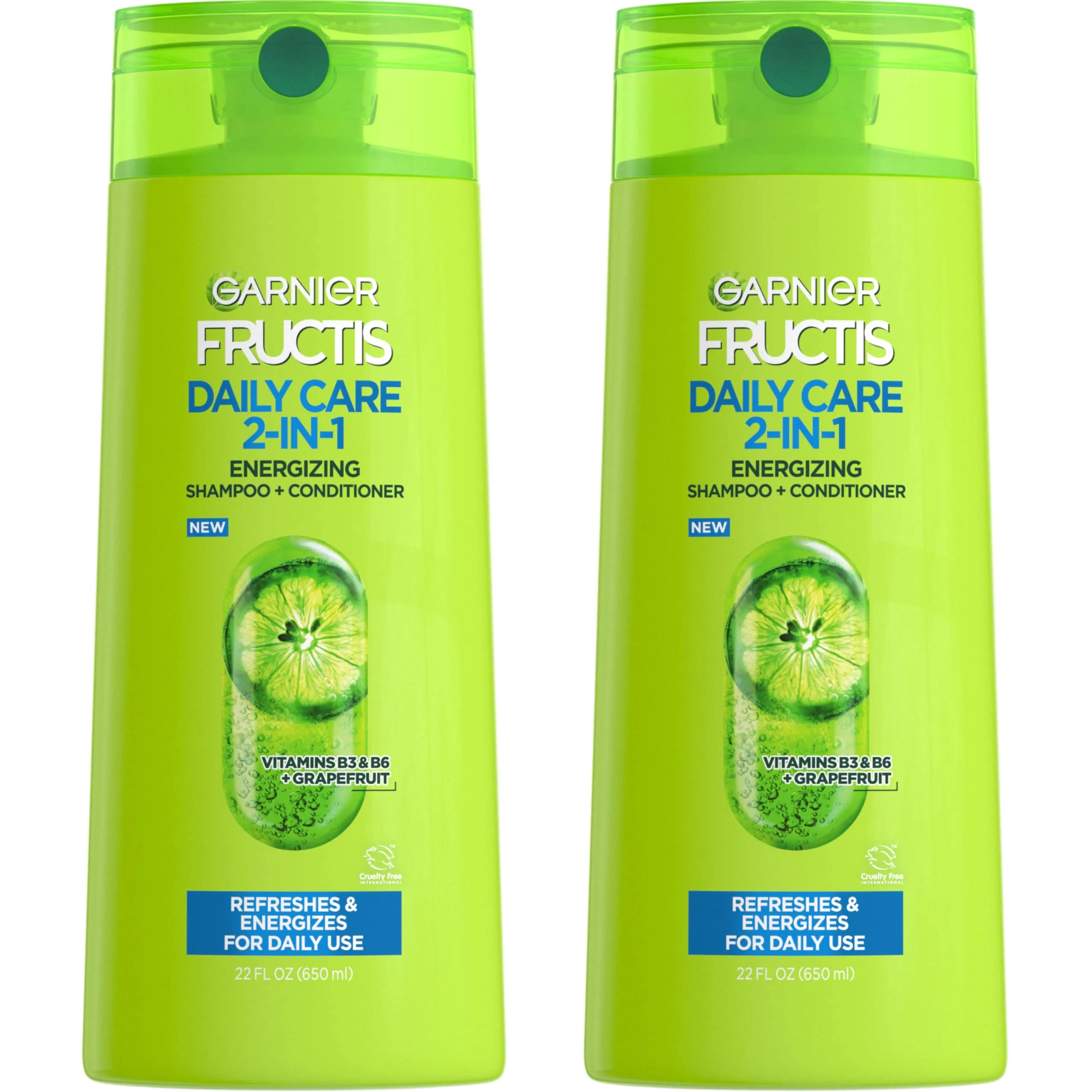Specialty Garnier Fructis Fortifying 2-in-1 Shampoo and Conditioner for Stronger-Looking Hair with Touchable Softness Daily Hair Care for Men and Women Vegan Genuine
