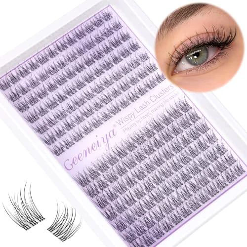 Durable Manga Lash Clusters Fairy Cat Eye Lash Clusters Natural Fox Eye Eyelashes Clusters Wispy C Curl Cluster Eyelash Extensions Anime DIY Individual Lashes Healthy