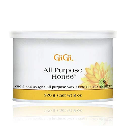 Trendy GiGi All Purpose Honee Wax - Hair Removal Wax for Face Body Brazilian Waxing with Beeswax Formula 8 oz User-Friendly
