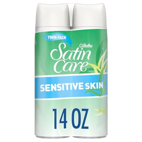 High-Quality Gillette Venus Satin Care Sensitive Skin Shave Gel for Women 7 Oz Pack of 2 Certified