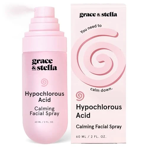Dependable grace stella Hypochlorous Acid Spray for Face - Body Acne Spray - Gentle Face Mist to Calm Redness Flare-Ups Back Acne - Soothing Facial Mist Stylish
