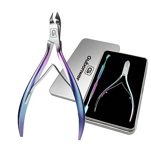 High-End Cuticle Trimmer 3 4 Jaw Extremely Sharp Cuticle Nippers Scissors Stainless Steel Clippers Cutter Remover Pedicure Manicure Nail Tool cuticle pusher Breathable