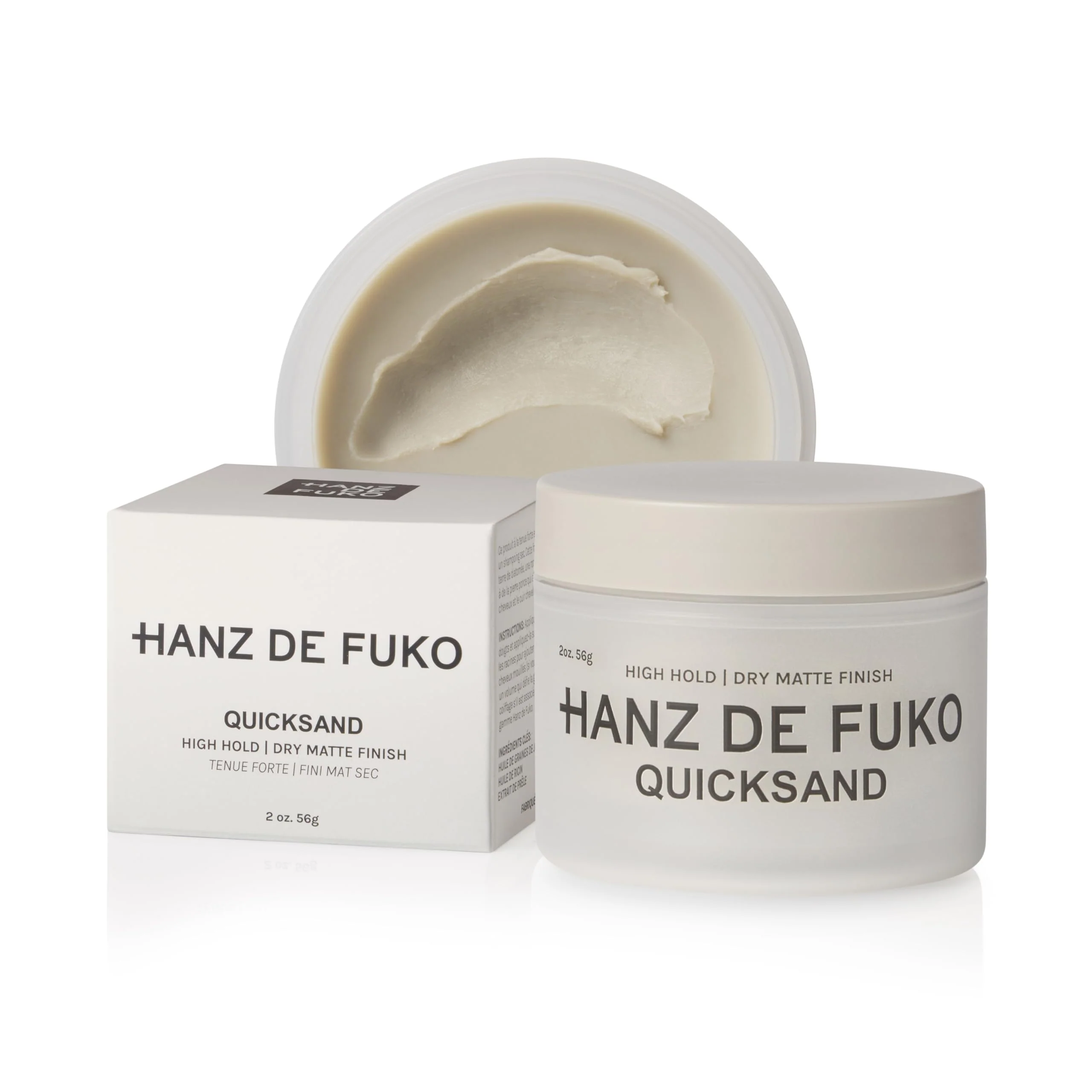 Excellent Hanz de Fuko Quicksand - Premium Men s Hair Styling Wax Dry Shampoo Combo - High Hold Ultra Matte Finish - Organic Ingredients 2 oz. - 2 Genuine