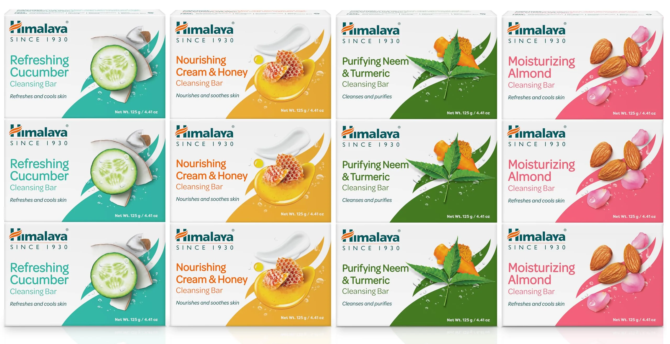 Pure Himalaya Cleansing Bar Soap Soap Bars for Face and Body Face Soap Bar Face Wash Bar Body Soap Bars Bath Soaps Soft Skin Moisturize Skin Practical