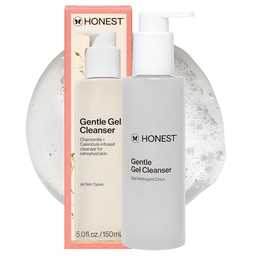 High-Grade Honest Beauty Gentle Gel Daily Face Cleanser Calms Refreshes Hydrates Vegan Safe for Sensitive Skin 5 fl oz Minimalist
