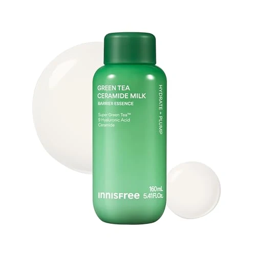 Exceptional innis Green Tea Ceramide Milk Hydrating and Lightweight Korean Milky Toner for Barrier Repair Suitable for All Skin Types including Acne-Prone Elegant