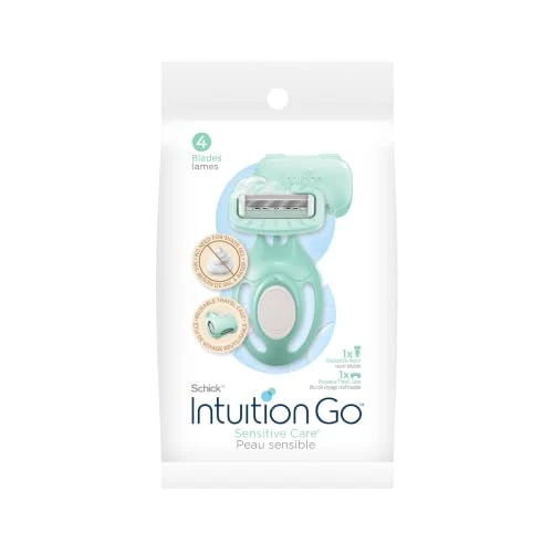 Prestigious Schick Intuition Go Disposable Razor for Sensitive Skin 1ct Razors Sensitive Skin Women s Disposable Razors with Organic Aloe Travel Razor Fine