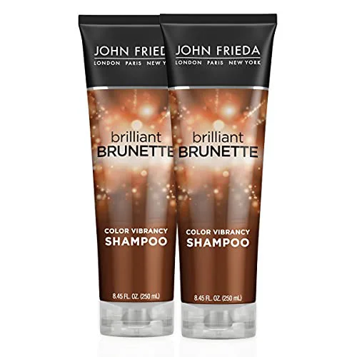 Practical John Frieda Brilliant Brunette Color Boosting Shampoo Enhances and Protects Multi-Dimensional Tones With Sweet Almond Oil to Rehydrate Artisan