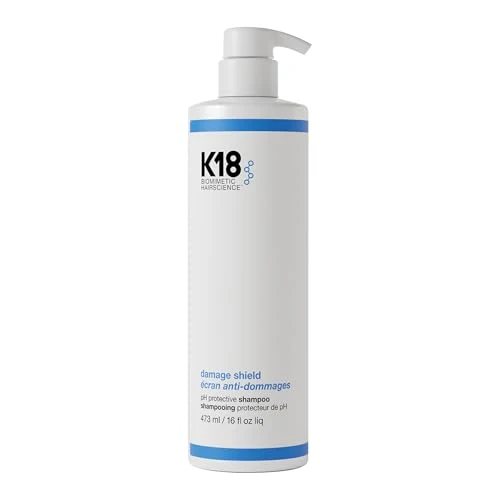 Versatile K18 Damage Shield Color Safe Shampoo - pH Protective Shampoo Safe for Color Treated Hair - Protects from Damage Prevents Frizz Enhances Shine Easy-to-Use