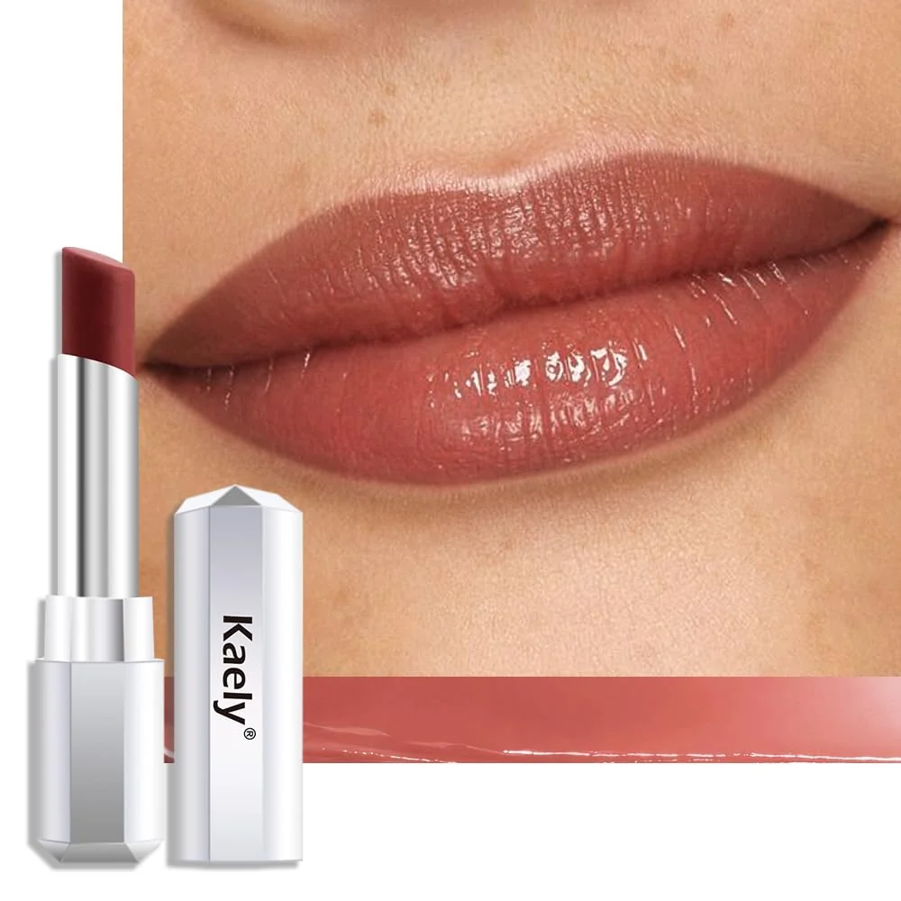 Environmentally Friendly Kaely Raisin Honey Lipstick Tinted Lip Balm Hydrating Shine Lipstick for Women Dry Lips Moisturizing Nourishing Glossy Lip Gloss Stain Makeup Sheer Reusable