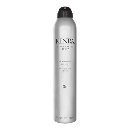 Versatile Kenra Ultra ze Spray 30 Hold Hairspray Long-Lasting Ultra-Firm Hold Fast-Drying Formula Provides Humidity Resistance High Casual