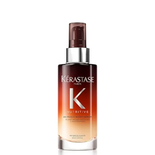 Clean Kerastase Nutritive 8H Night Serum - Overnight Treatment for Dry Hair Enhances Shine Anti-Frizz With Plant-Based Proteins Fashionable