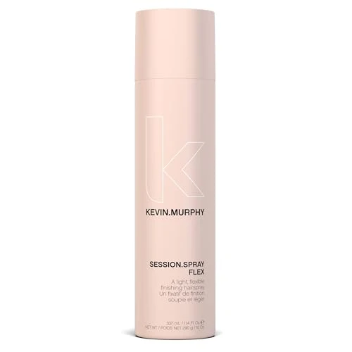 Clean KEVIN.MURPHY SESSION.SPRAY FLEX - Flexible Finishing Hair Spray - For All Hair Types - Lightweight Hold - Humidity Resistant Hair Care - 337 mL 11.4 Classic