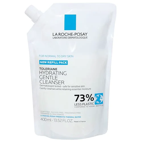Soft La Roche-Posay Toleriane Hydrating Gentle Face Cleanser Hydrating Facial Cleanser With Niacinamide Ceramides Daily Face Wash For Dry Skin Reliable
