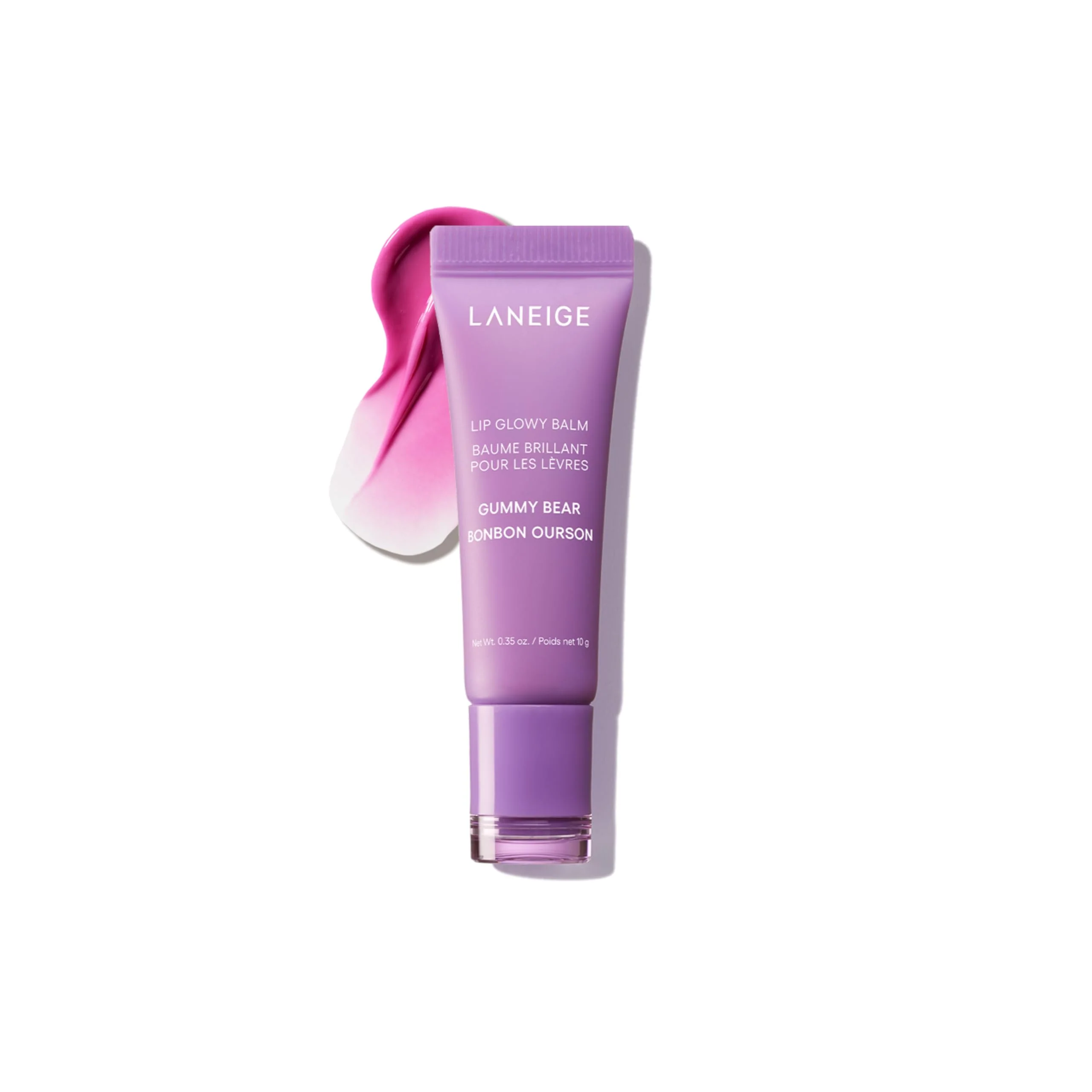 High-Quality LANEIGE Lip Glowy Balm Sheer Tinted Lip Treatment Balm Tube with Shea Murumuru Butters for Hydrating Moisturizing Glossy Non-Sticky Shine Berry Unique